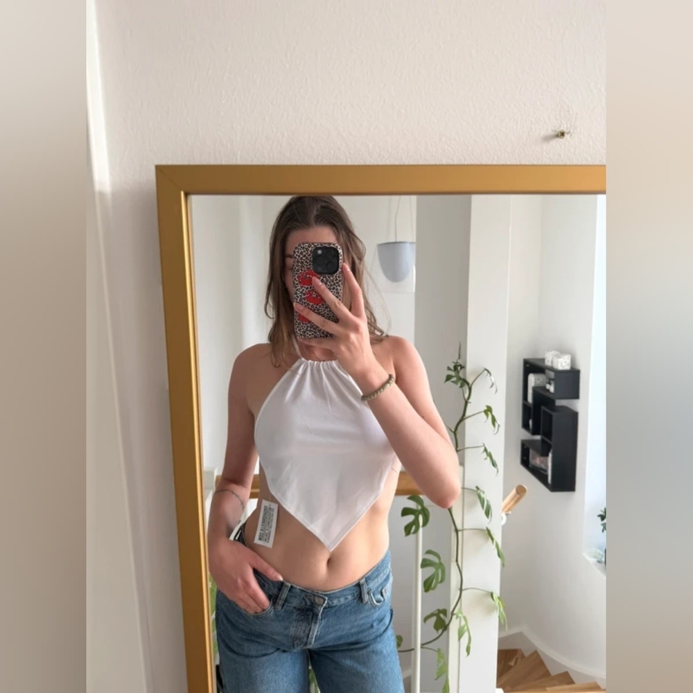 White Primark Tank Top, S